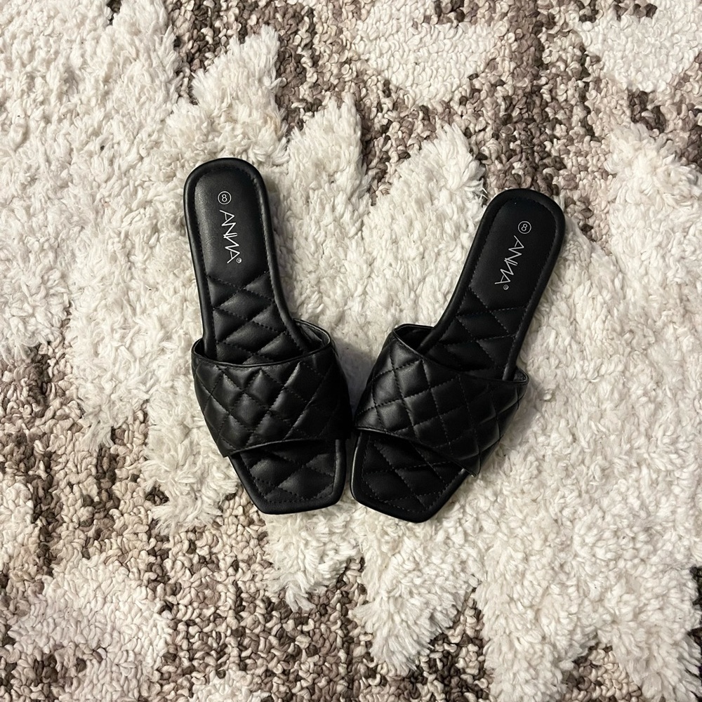 Anna Quilted Sandals - Picture 1 of 3